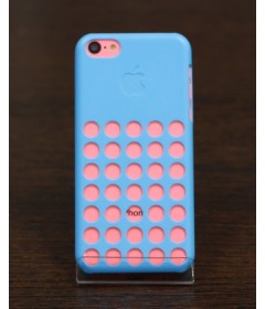 Чехол на iPhone 5C с дырками (синий)