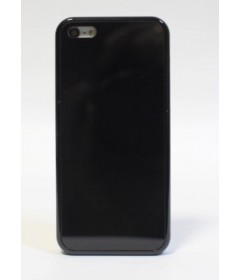 Чехол на iPhone 5C Apple Logo (черный)